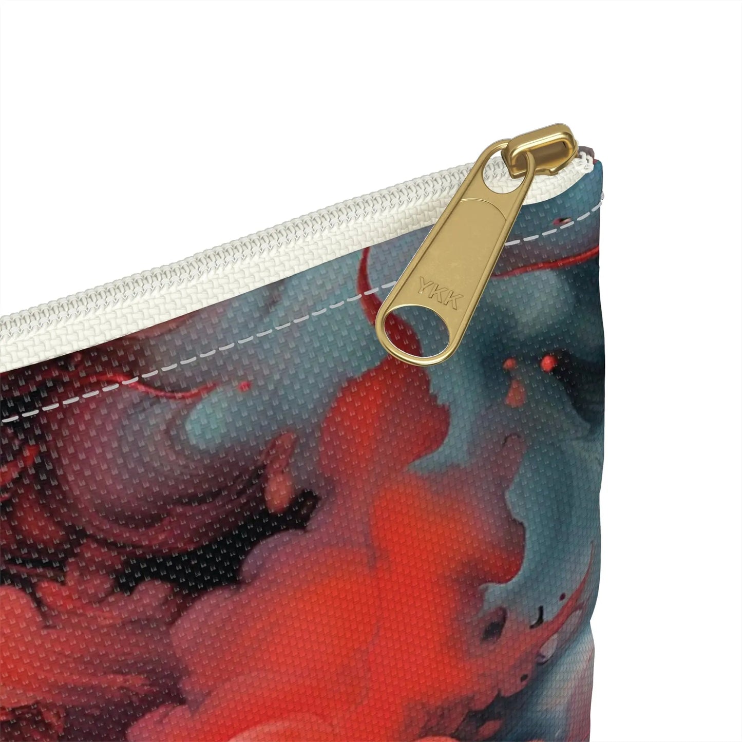 Accessory Pouch - Ethereal Crimson Flow - Dark - by Jelly Kvlt