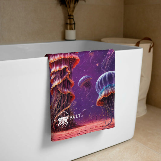 Beach Towel - Arcane Medusa - by Jelly Kvlt