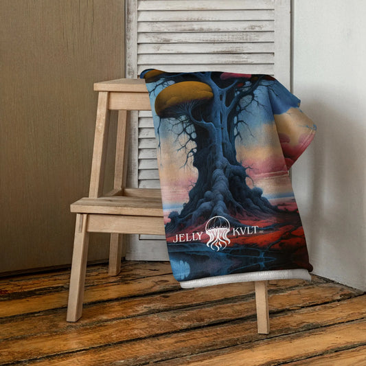 Beach Towel - Zolthyrian Tree - by Jelly Kvlt