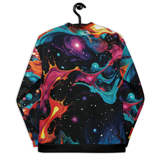 Bomber Jacket Astral Tempest | Celestial Storm & Comfort