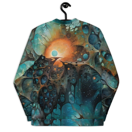 Bomber Jacket Chthonic Echoes | Cosmic Depths & Comfort