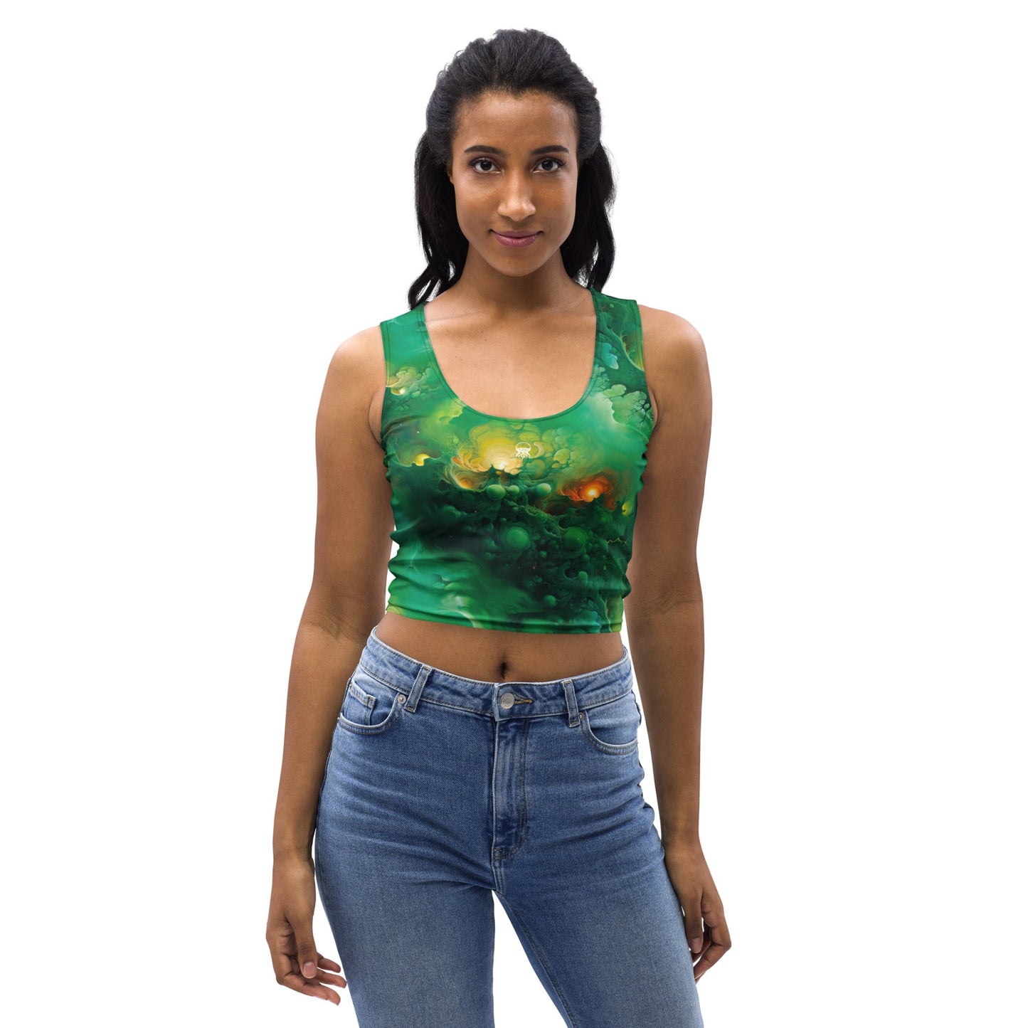 Crop Top - Viridian Shroud Jelly Kvlt