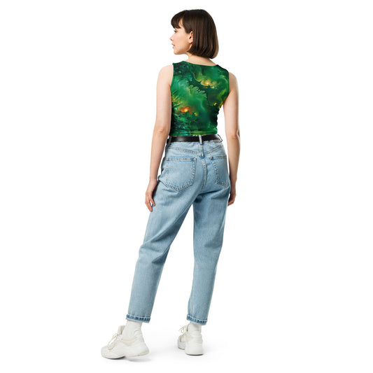 Crop Top - Viridian Shroud Jelly Kvlt