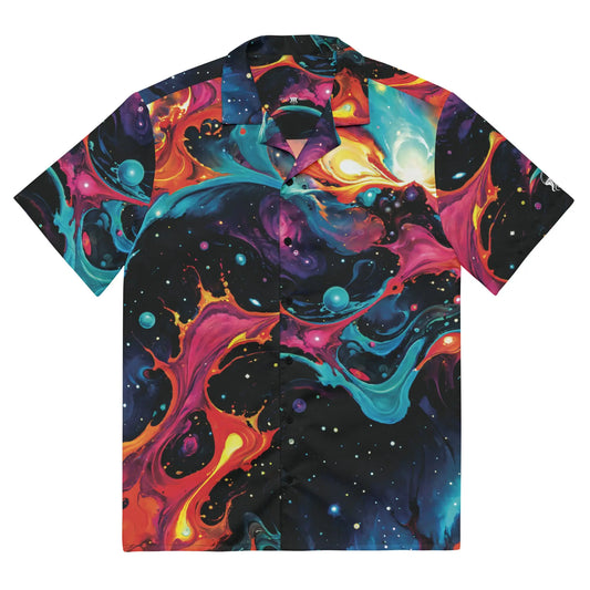 Hawaiian Shirt - Astral Tempest - by Jelly Kvlt