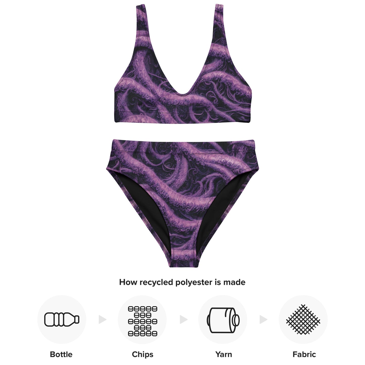 High-waisted bikini - Void Reach - by Jelly Kvlt