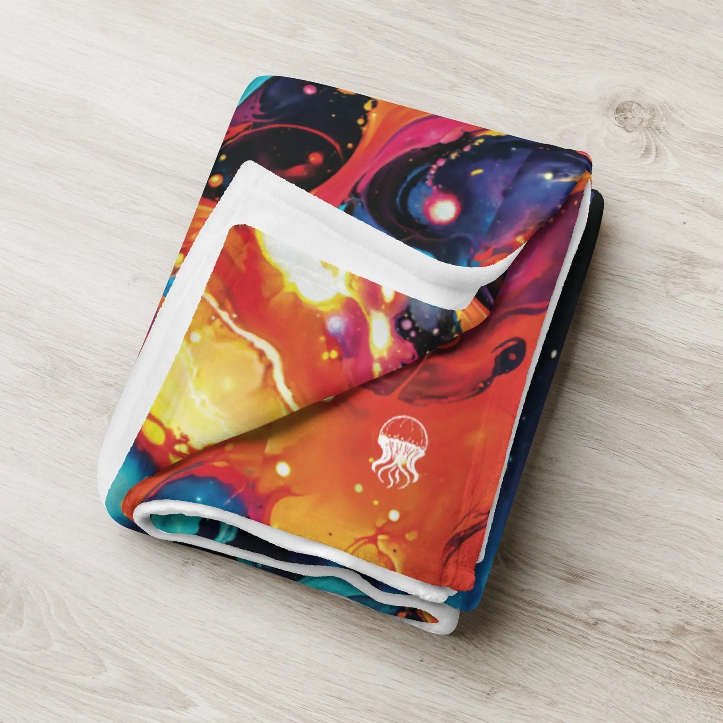 Astral Tempest Soft Fleece Blanket - by Jelly Kvlt