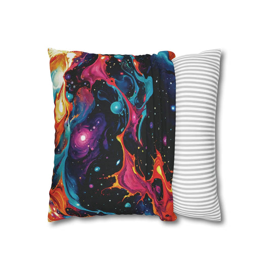 Square Pillow Case - Astral Tempest - by Jelly Kvlt