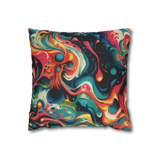 Square Pillow Case - Celestial Splash - by Jelly Kvlt