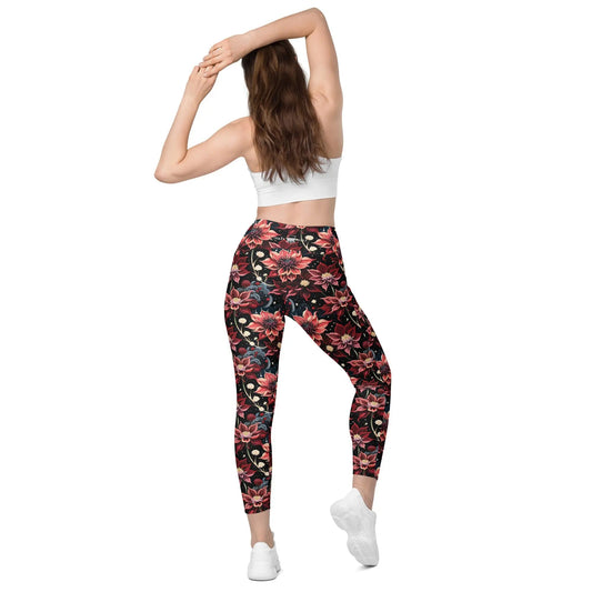 Twilight Dahlia Leggings with pockets