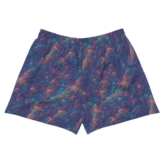 Unisex Athletic Shorts - Galactic Tangle - by Jelly Kvlt