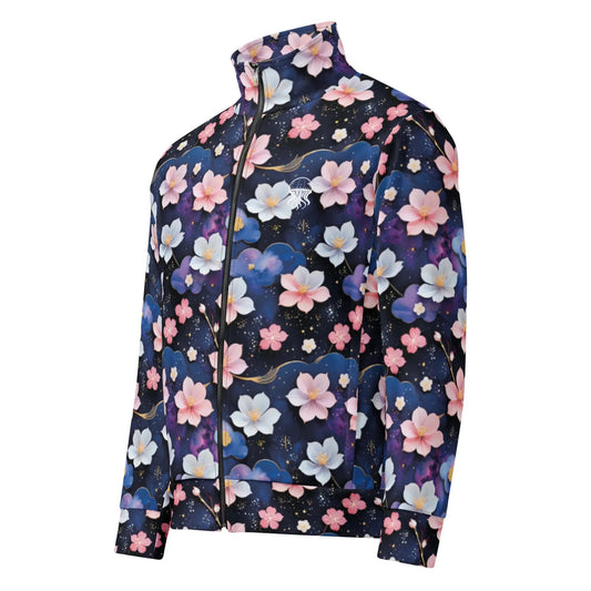 Unisex track jacket - Cosmic Sakura