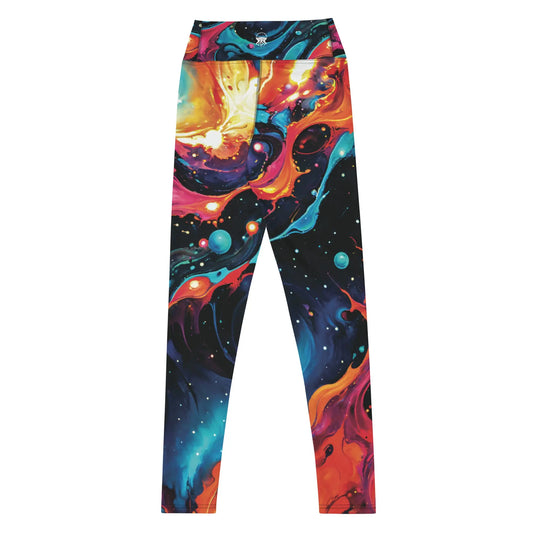 Yoga Leggings - Astral Tempest - by Jelly Kvlt
