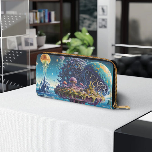 Zipper Wallet - Celestial Haven - by Jelly Kvlt