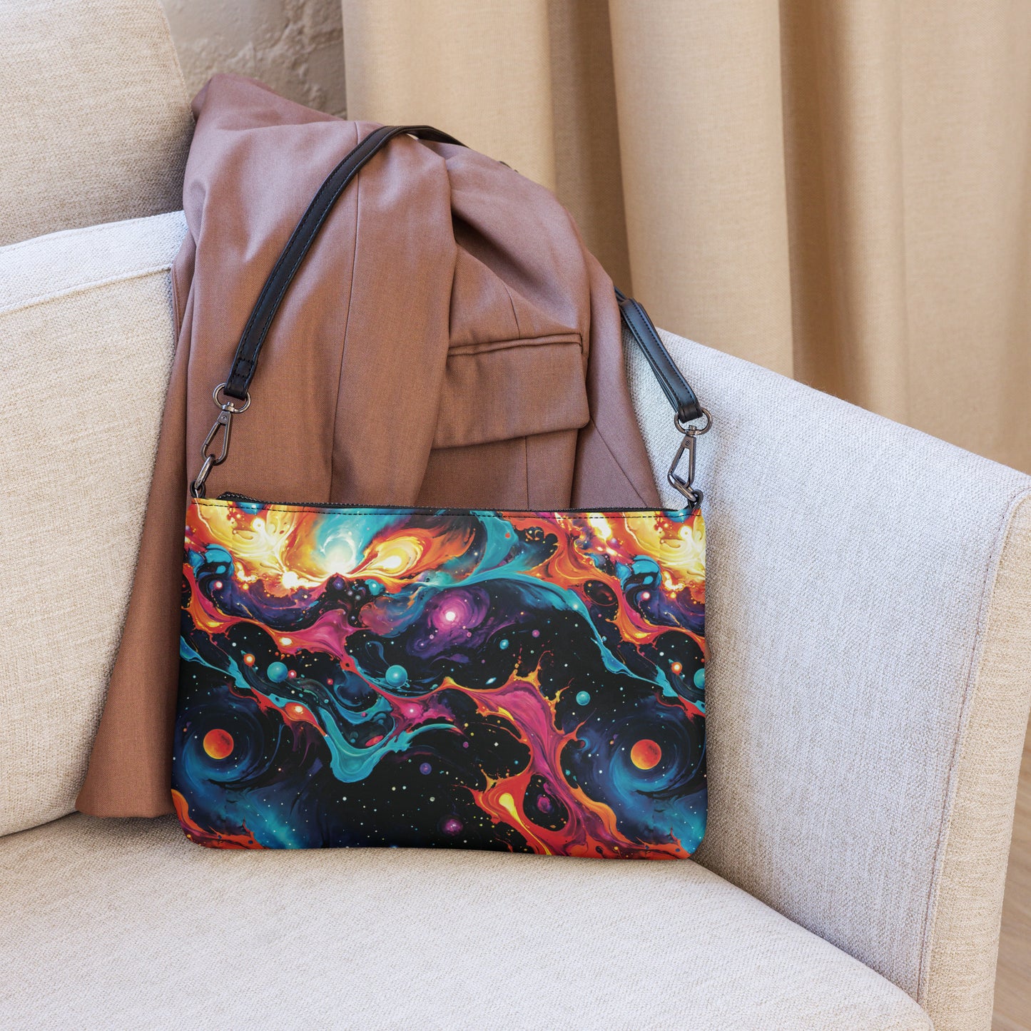 Crossbody bag - Astral Tempest - by Jelly Kvlt