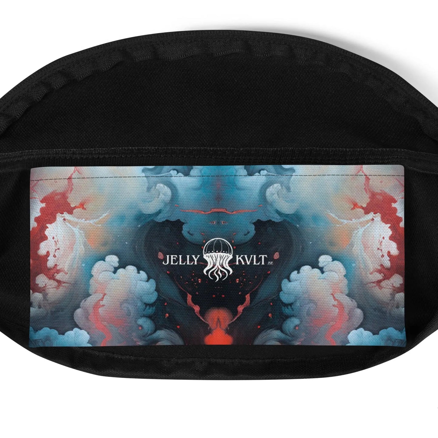 Fanny Pack - Ethereal Crimson Flow - Light - by Jelly Kvlt