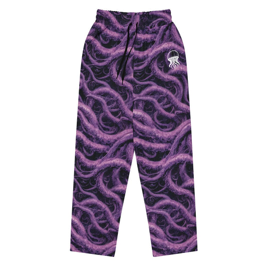 Unisex Wide-leg Joggers - Void Reach - by Jelly Kvlt