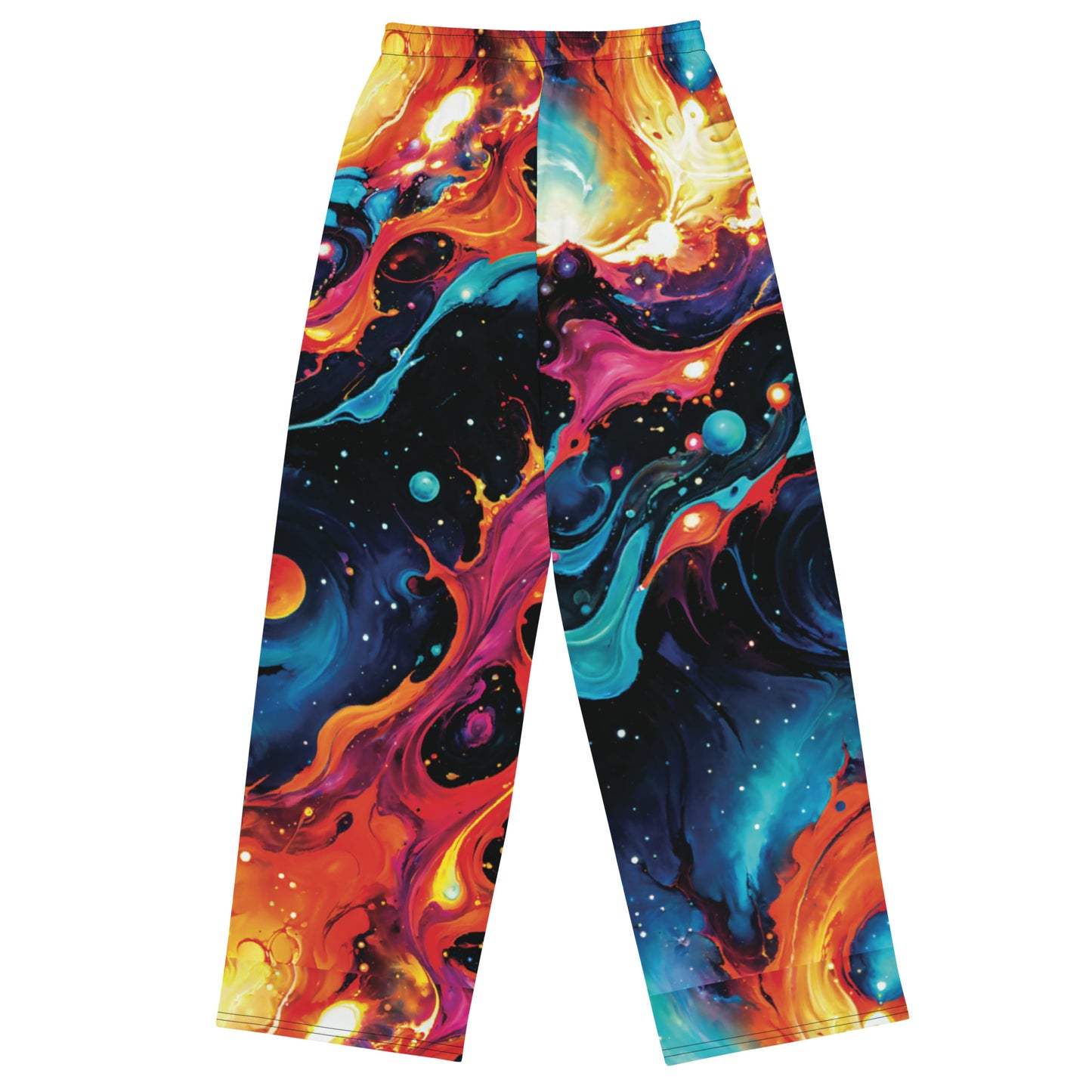 Wide-leg pants - Astral Tempest - by Jelly Kvlt