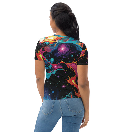 Women's T-shirt - Astral Tempest - by Jelly Kvlt