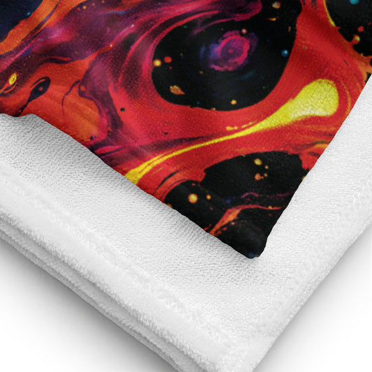 Beach Towel - Astral Tempest - by Jelly Kvlt