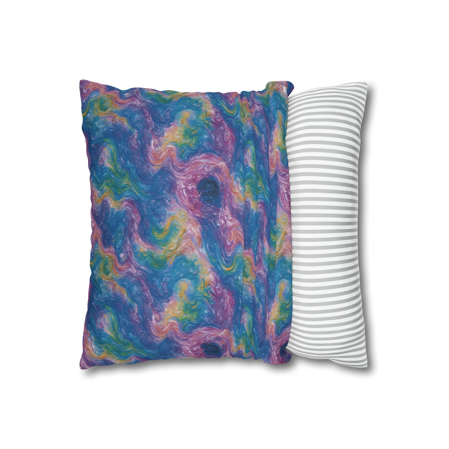 Square Pillow Case - Quantum Drift - by Jelly Kvlt