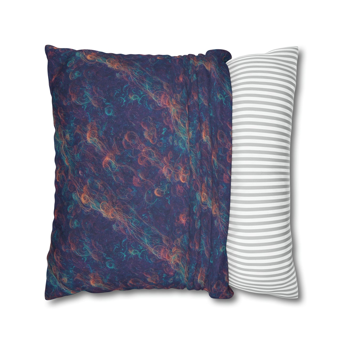 Square Pillow Case - Galactic Tangle - by Jelly Kvlt