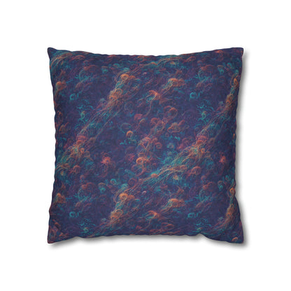 Square Pillow Case - Galactic Tangle - by Jelly Kvlt