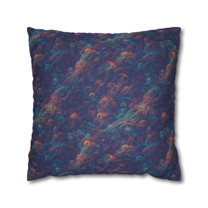 Square Pillow Case - Galactic Tangle - by Jelly Kvlt