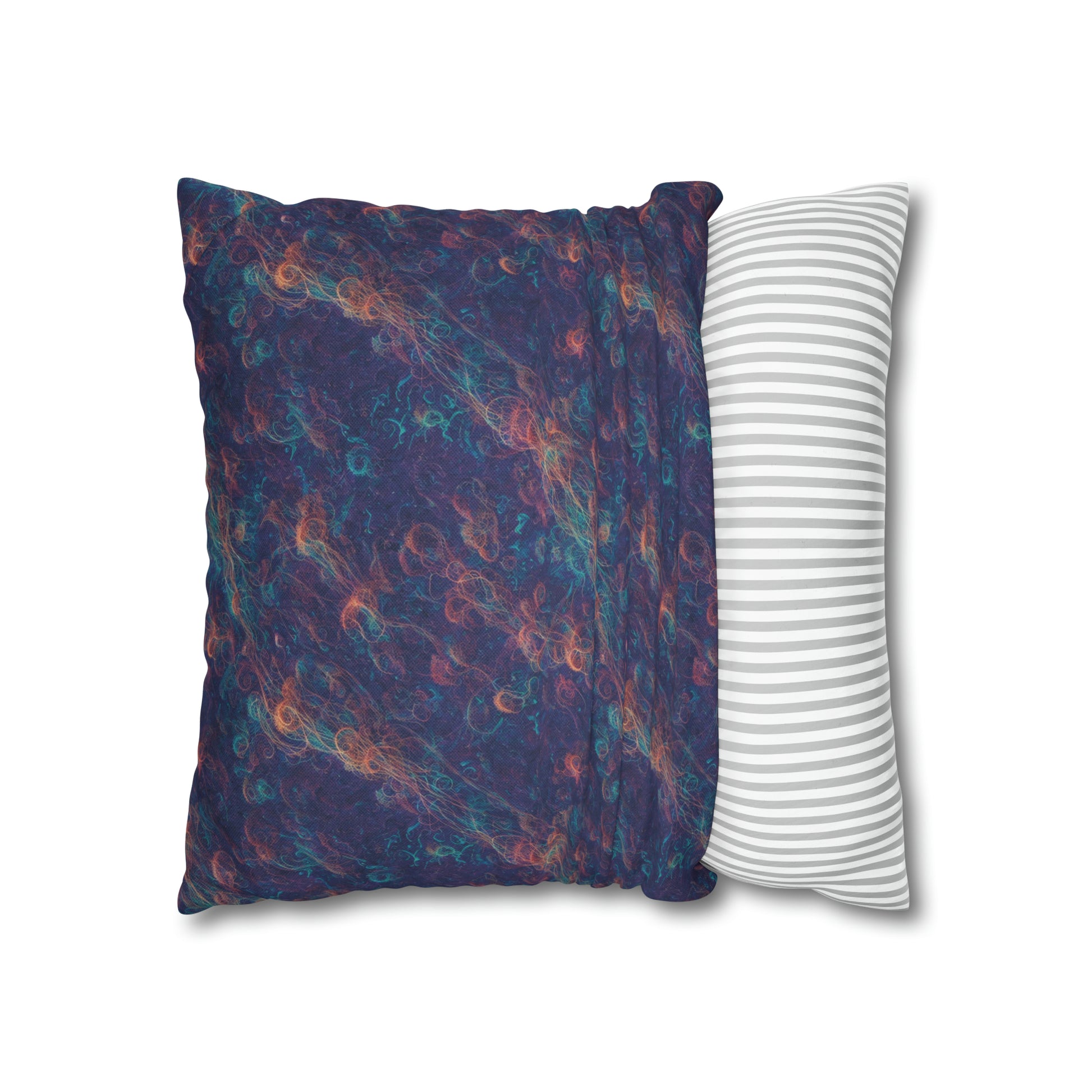 Square Pillow Case - Galactic Tangle - by Jelly Kvlt