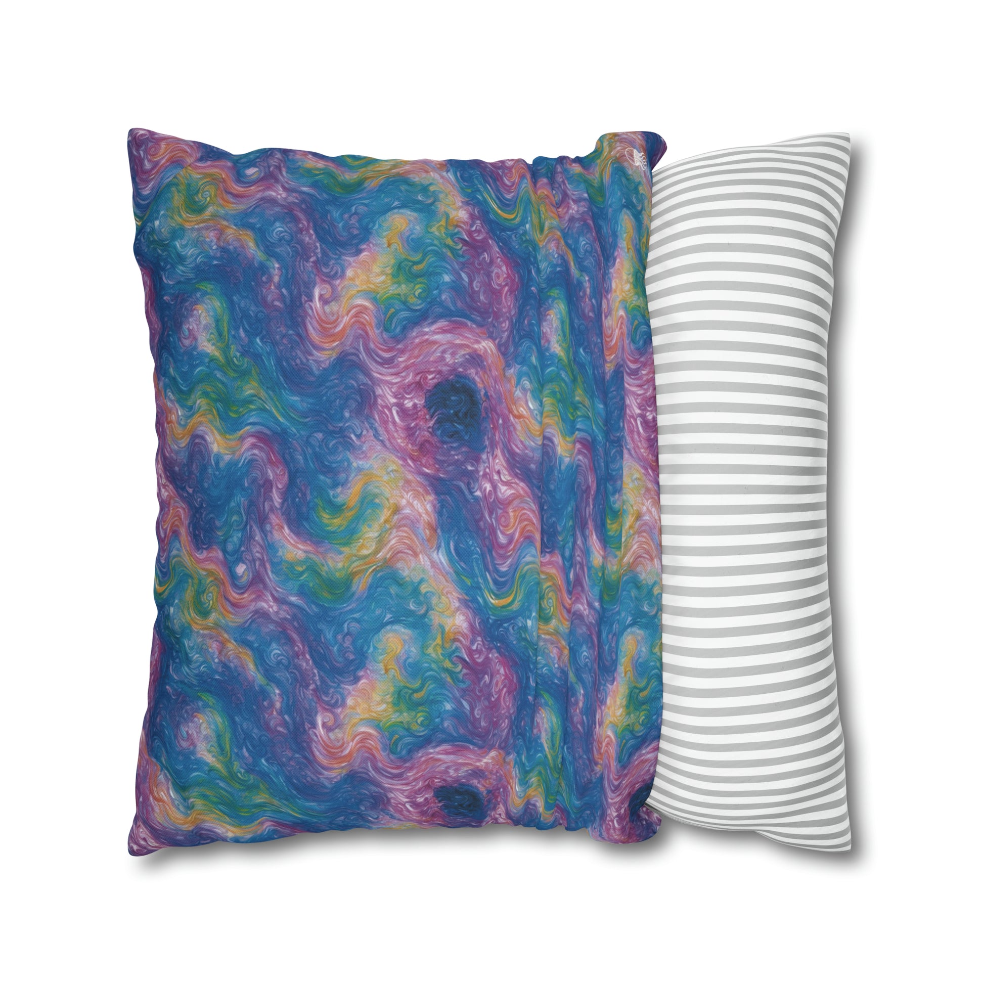 Square Pillow Case - Quantum Drift - by Jelly Kvlt