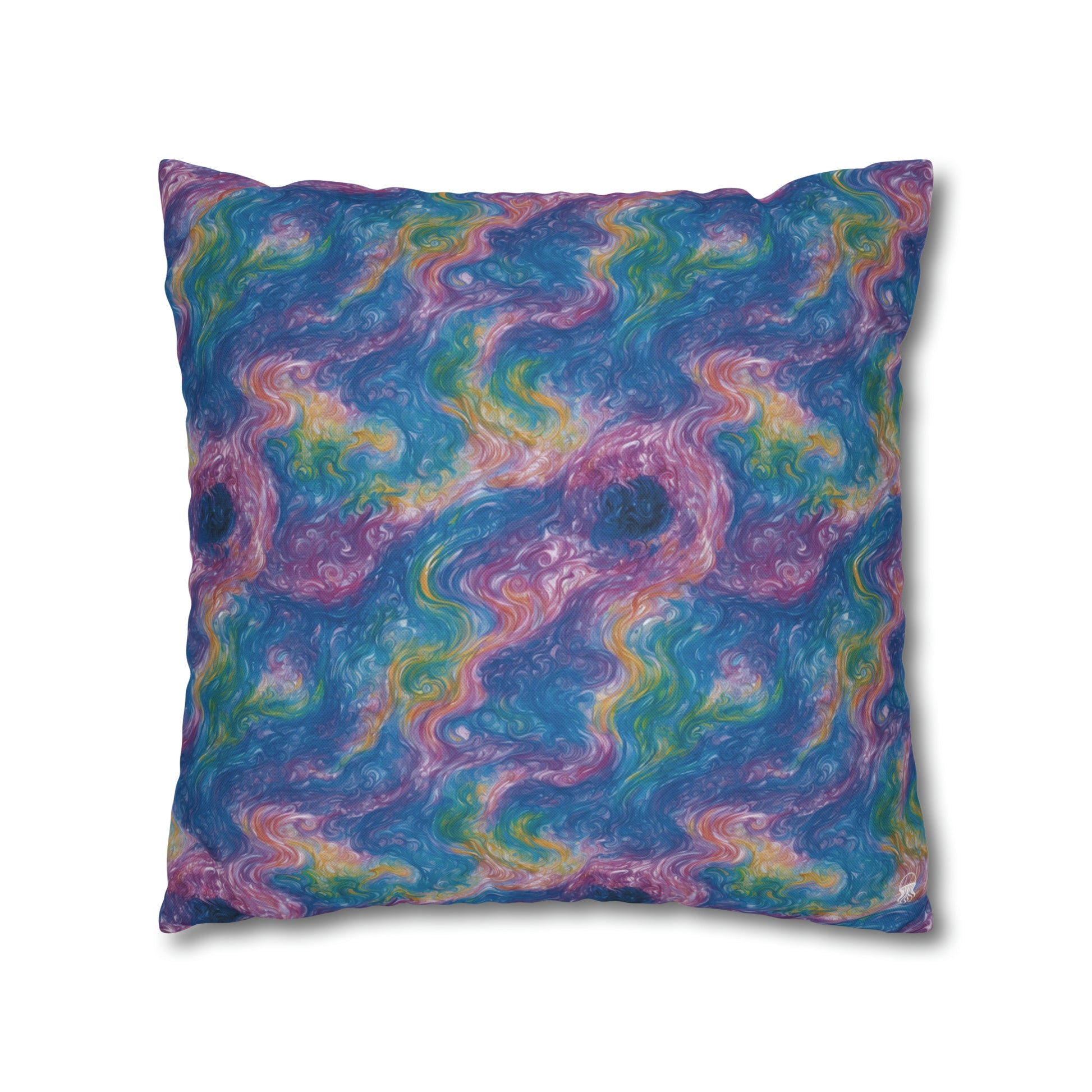 Square Pillow Case - Quantum Drift - by Jelly Kvlt