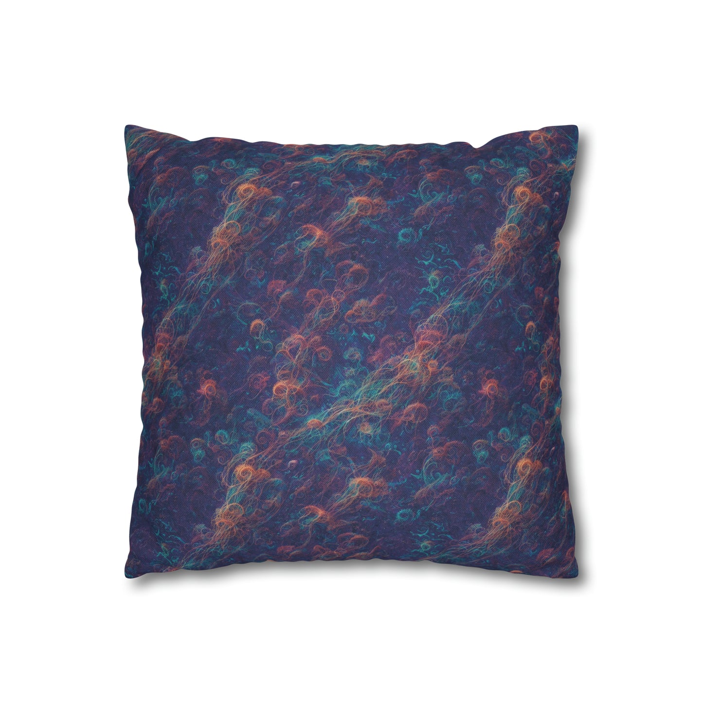 Square Pillow Case - Galactic Tangle - by Jelly Kvlt