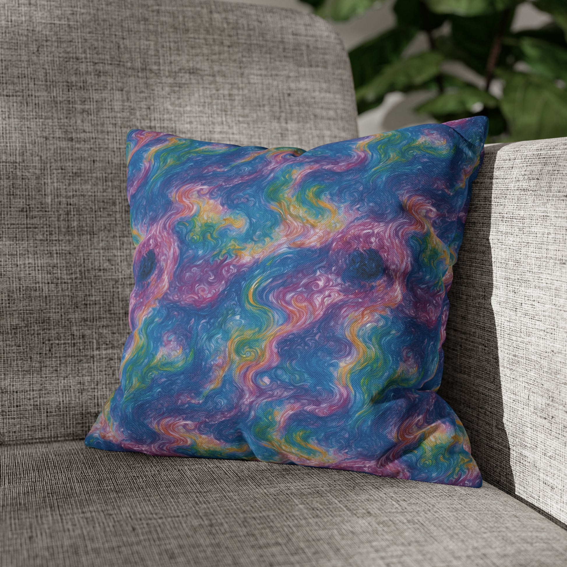 Square Pillow Case - Quantum Drift - by Jelly Kvlt