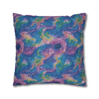 Square Pillow Case - Quantum Drift - by Jelly Kvlt