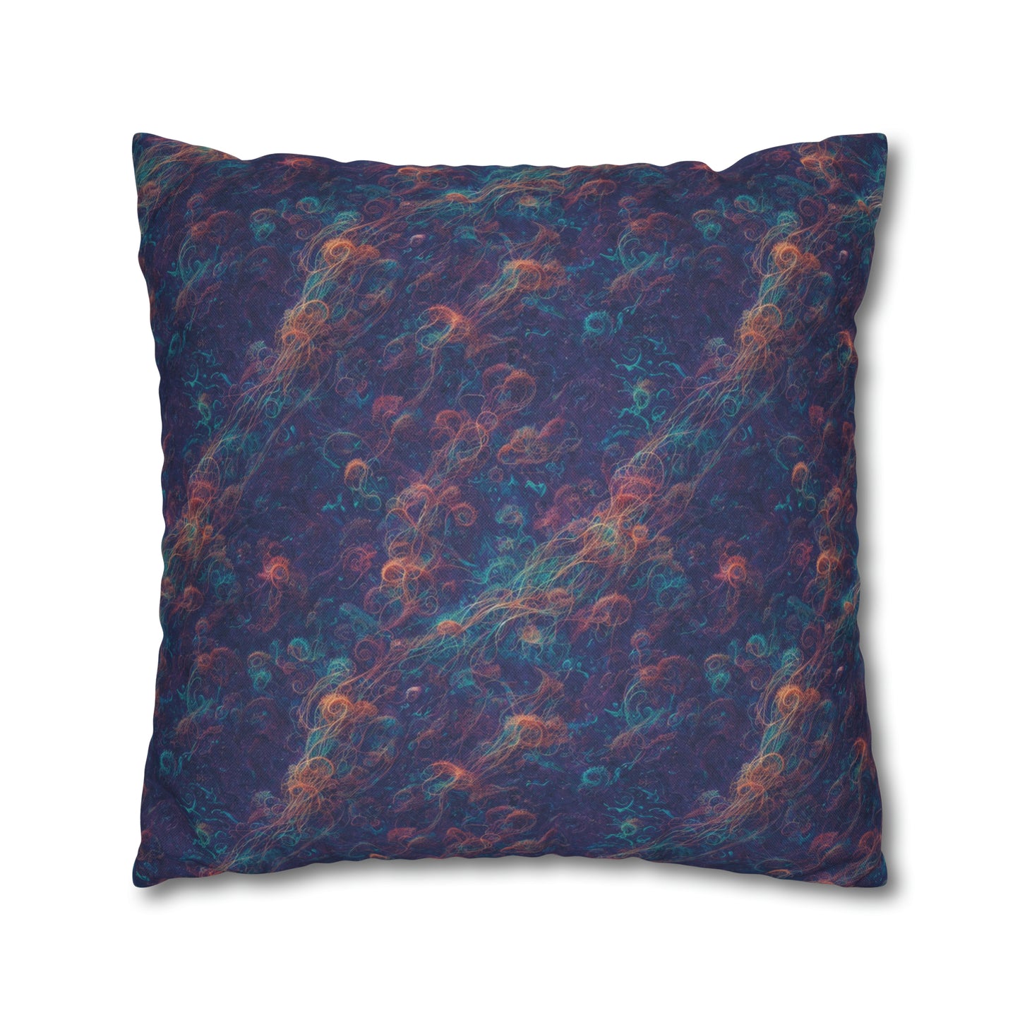 Square Pillow Case - Galactic Tangle - by Jelly Kvlt