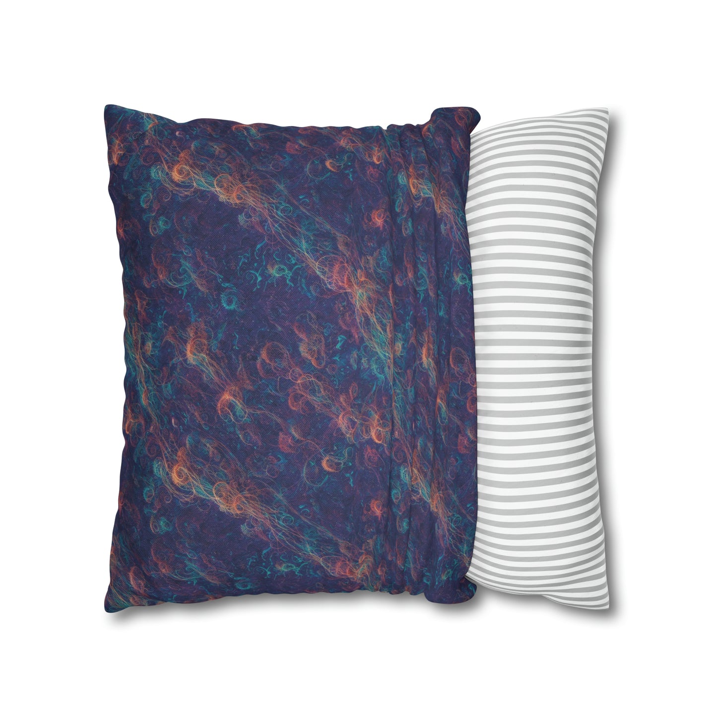 Square Pillow Case - Galactic Tangle - by Jelly Kvlt