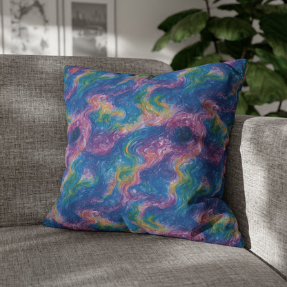 Square Pillow Case - Quantum Drift - by Jelly Kvlt