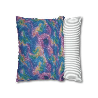 Square Pillow Case - Quantum Drift - by Jelly Kvlt