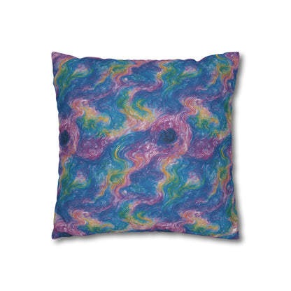 Square Pillow Case - Quantum Drift - by Jelly Kvlt