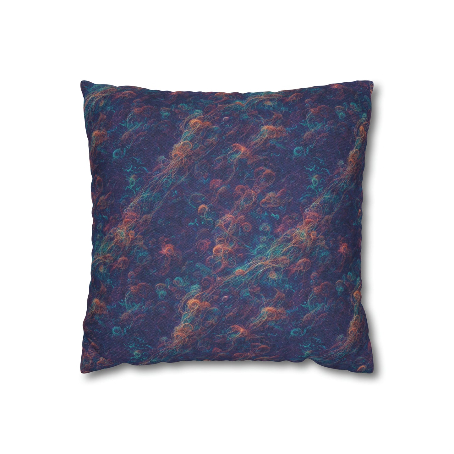 Square Pillow Case - Galactic Tangle - by Jelly Kvlt