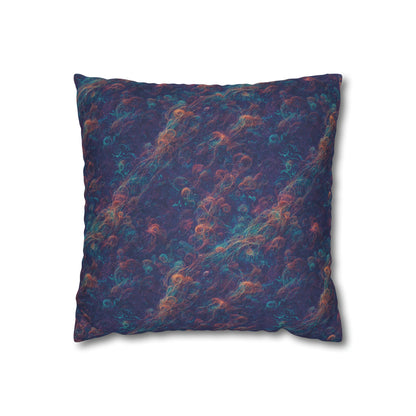 Square Pillow Case - Galactic Tangle - by Jelly Kvlt