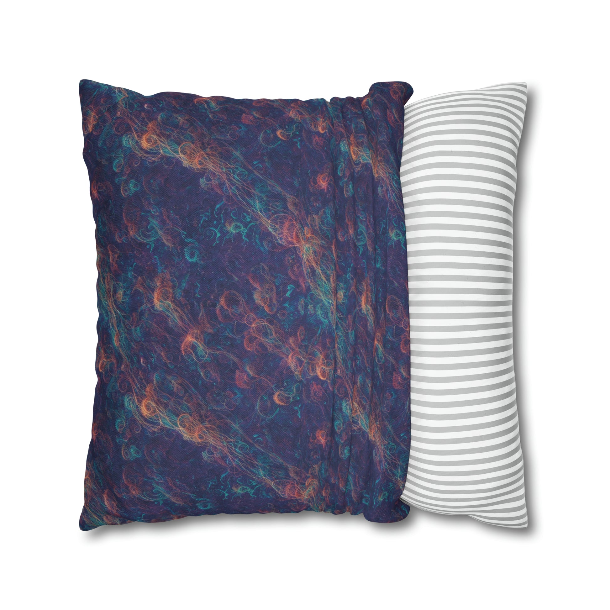 Square Pillow Case - Galactic Tangle - by Jelly Kvlt