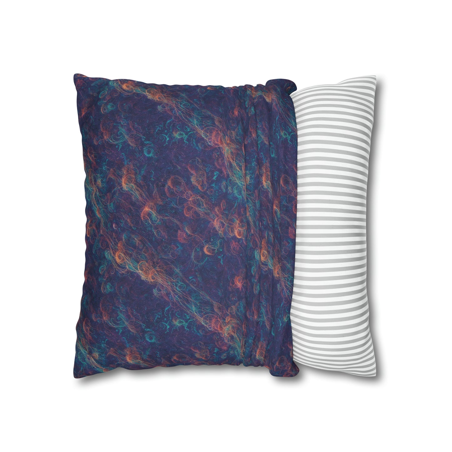 Square Pillow Case - Galactic Tangle - by Jelly Kvlt