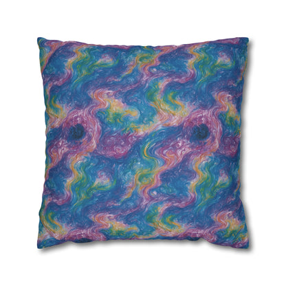 Square Pillow Case - Quantum Drift - by Jelly Kvlt