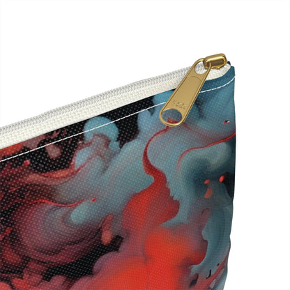 Accessory Pouch - Ethereal Crimson Flow - Dark - by Jelly Kvlt