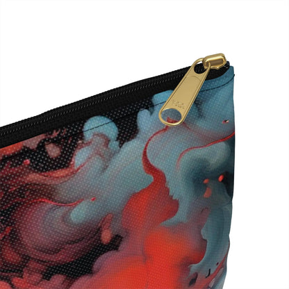 Accessory Pouch - Ethereal Crimson Flow - Dark - by Jelly Kvlt