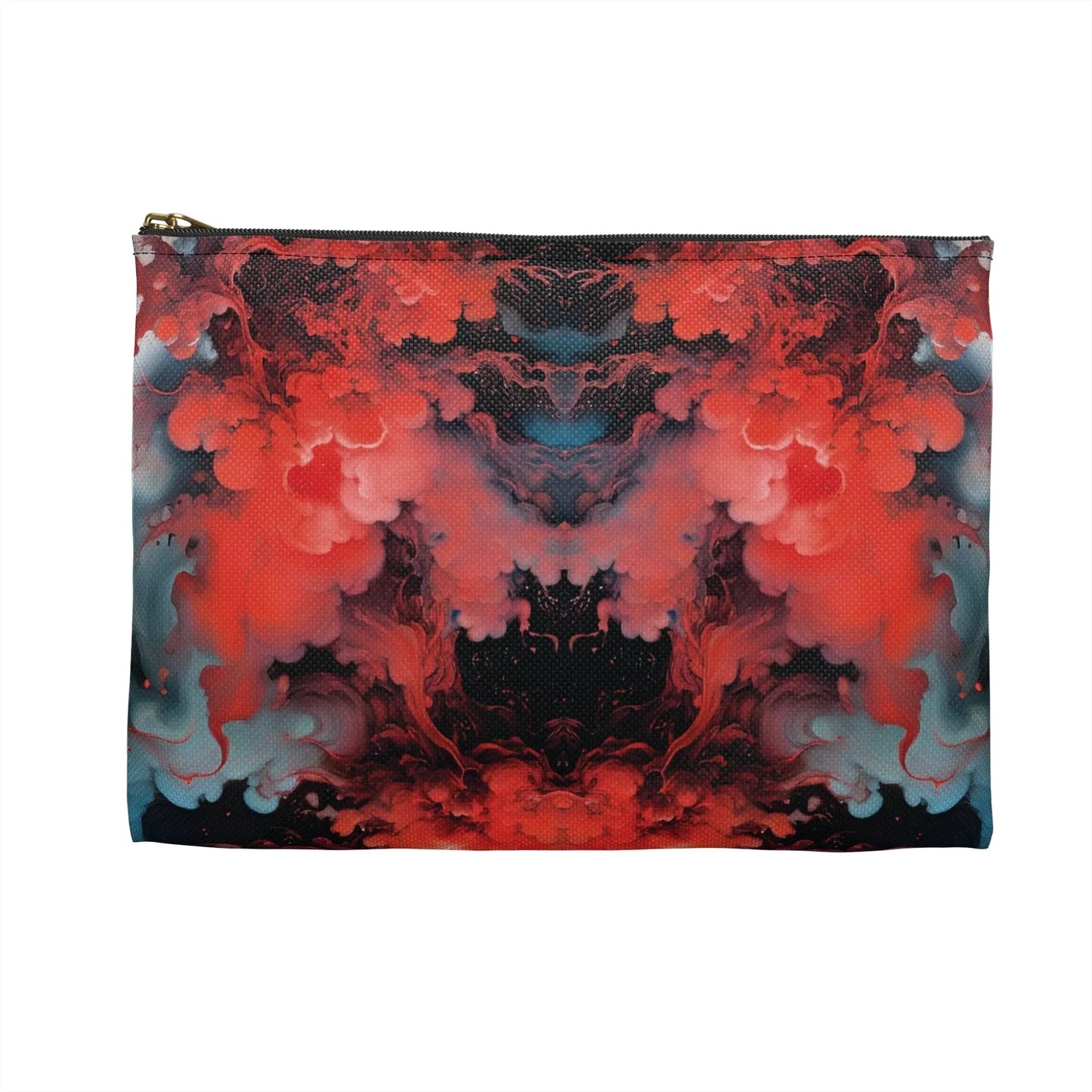 Accessory Pouch - Ethereal Crimson Flow - Dark - by Jelly Kvlt