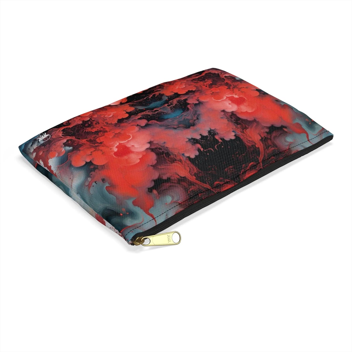 Accessory Pouch - Ethereal Crimson Flow - Dark - by Jelly Kvlt