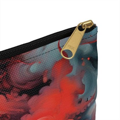 Accessory Pouch - Ethereal Crimson Flow - Dark - by Jelly Kvlt