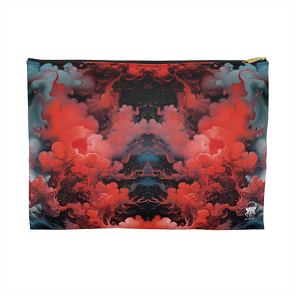 Accessory Pouch - Ethereal Crimson Flow - Dark - by Jelly Kvlt