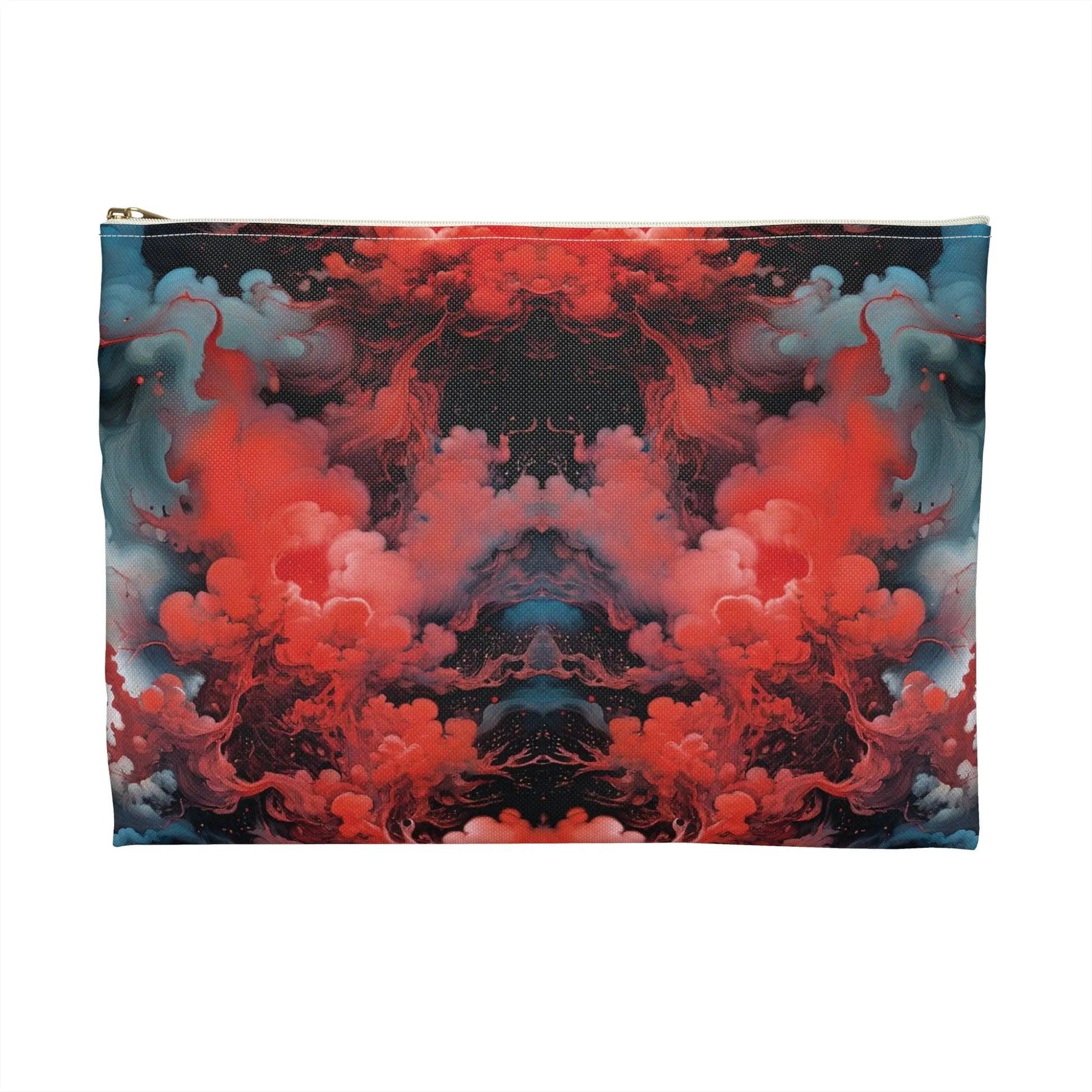 Accessory Pouch - Ethereal Crimson Flow - Duality - by Jelly Kvlt